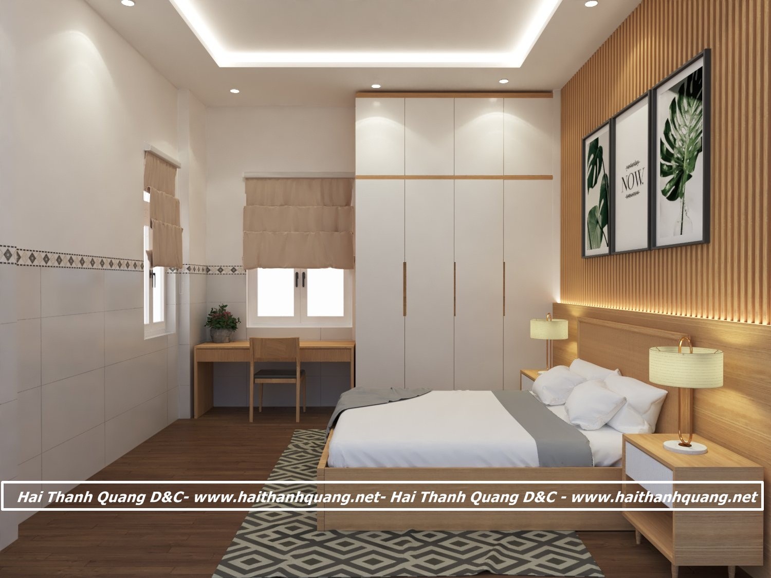 Giường Gỗ Tự Nhiên Ở Quy Nhơn HTQ001