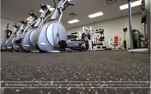 Thảm Cao Su Phòng Gym Ở Quy Nhơn HTQ002