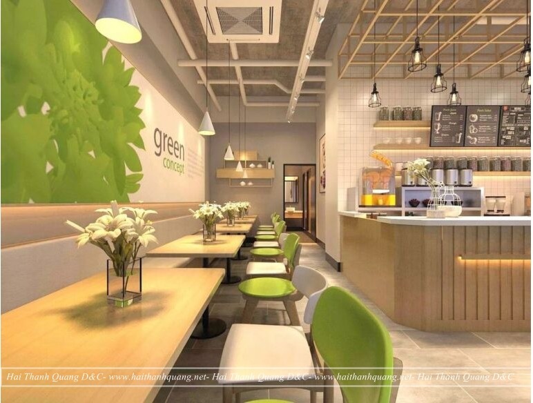Thiết Kế Quán Cafe Ở Quy Nhơn HTQ042